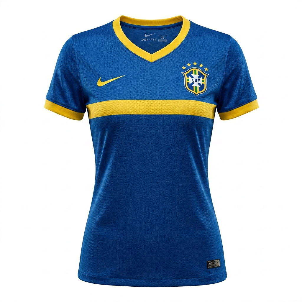 Camisa Azul Feminina